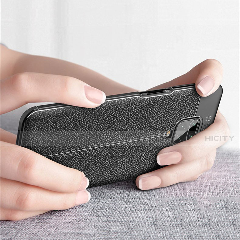 Custodia Silicone Morbida In Pelle Cover S01 per Xiaomi Poco M2 Pro