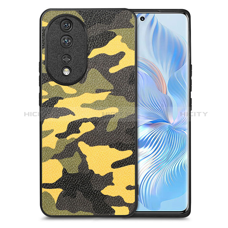 Custodia Silicone Morbida In Pelle Cover S01D per Huawei Honor 80 5G