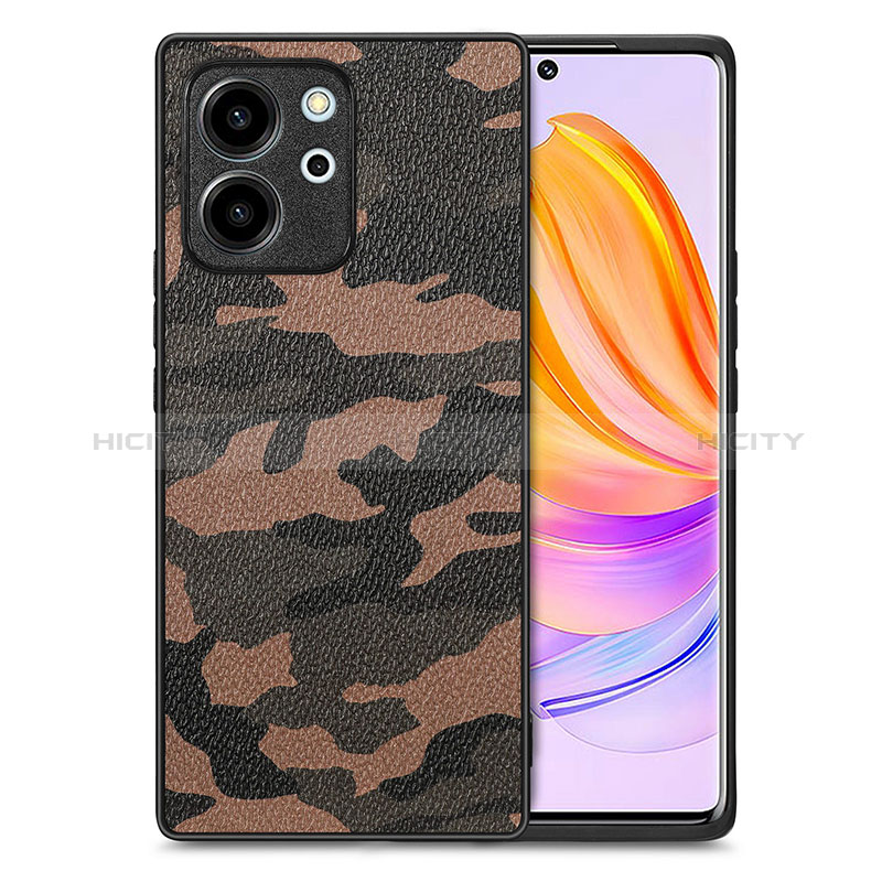 Custodia Silicone Morbida In Pelle Cover S01D per Huawei Honor 80 SE 5G