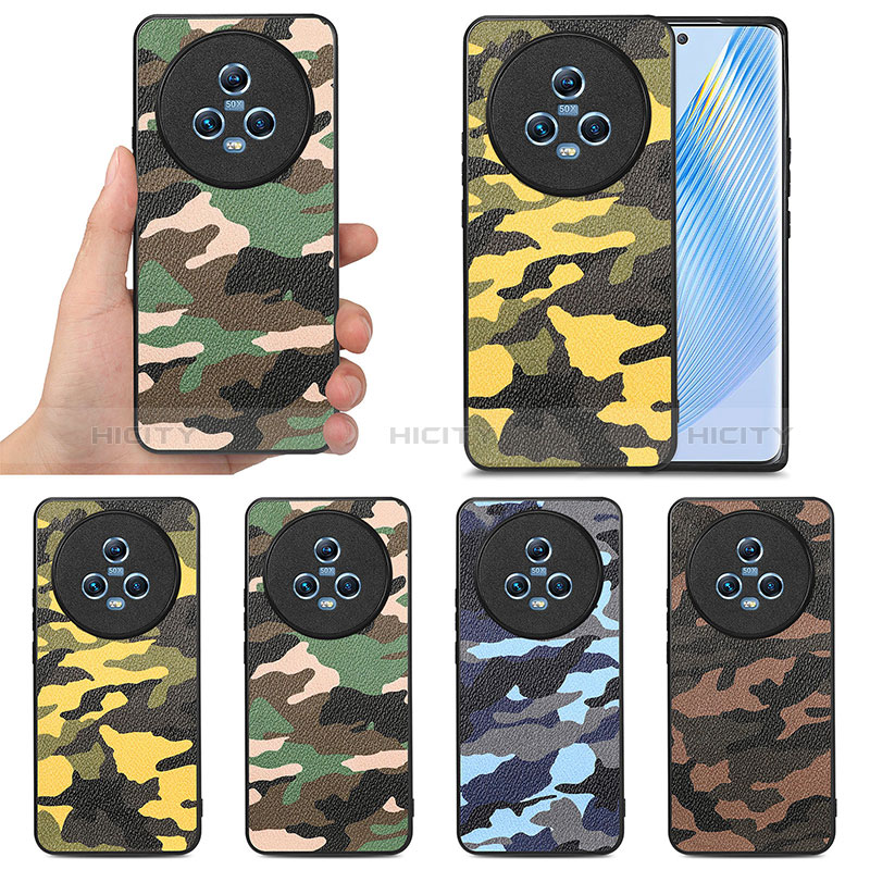 Custodia Silicone Morbida In Pelle Cover S01D per Huawei Honor Magic5 5G