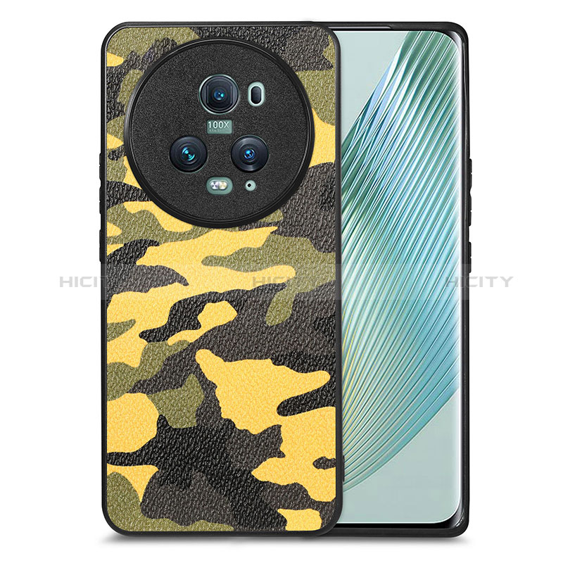 Custodia Silicone Morbida In Pelle Cover S01D per Huawei Honor Magic5 Pro 5G