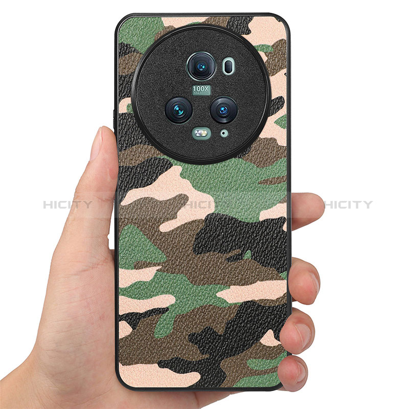 Custodia Silicone Morbida In Pelle Cover S01D per Huawei Honor Magic5 Pro 5G