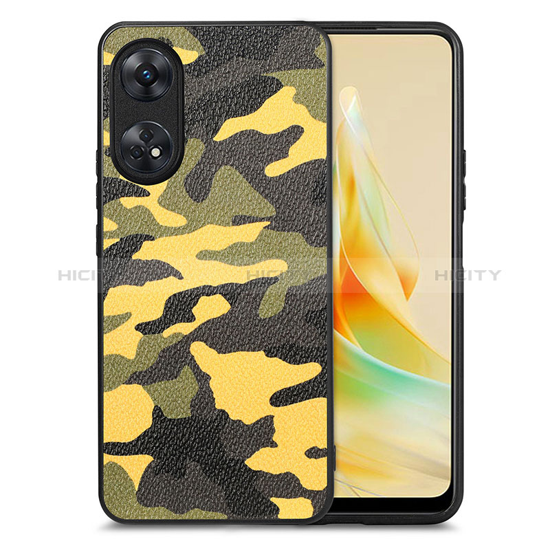 Custodia Silicone Morbida In Pelle Cover S01D per Oppo Reno8 T 4G