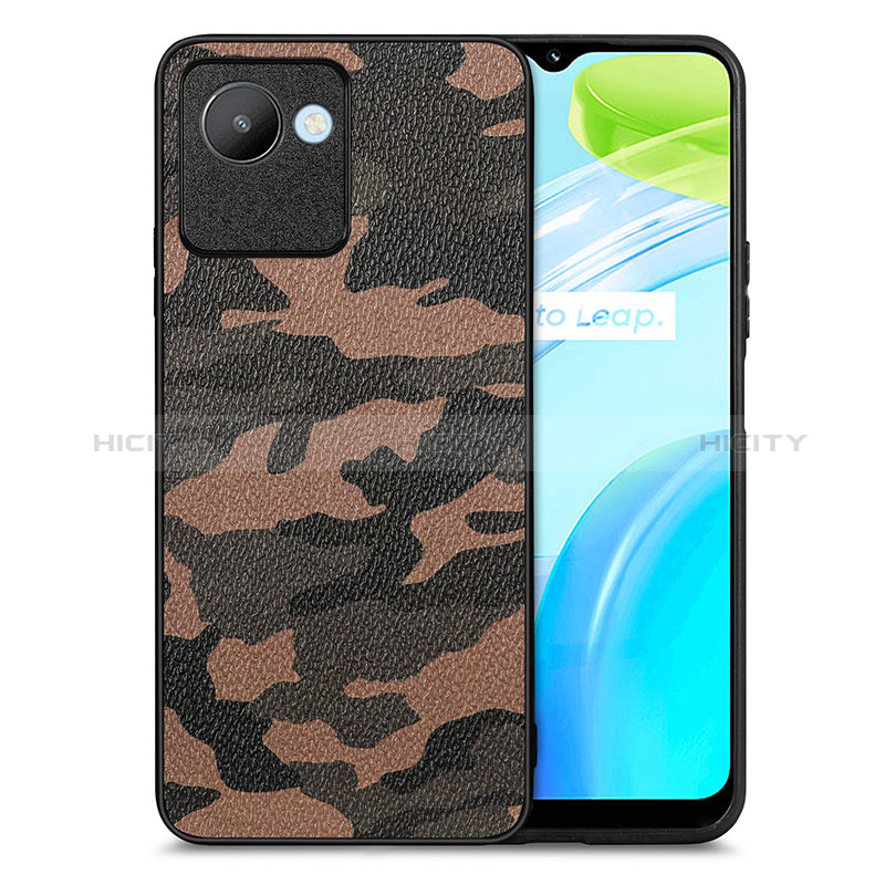 Custodia Silicone Morbida In Pelle Cover S01D per Realme C30