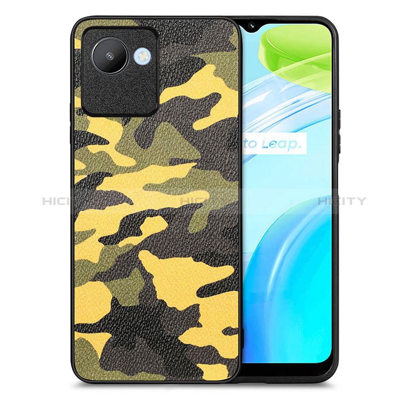 Custodia Silicone Morbida In Pelle Cover S01D per Realme C30