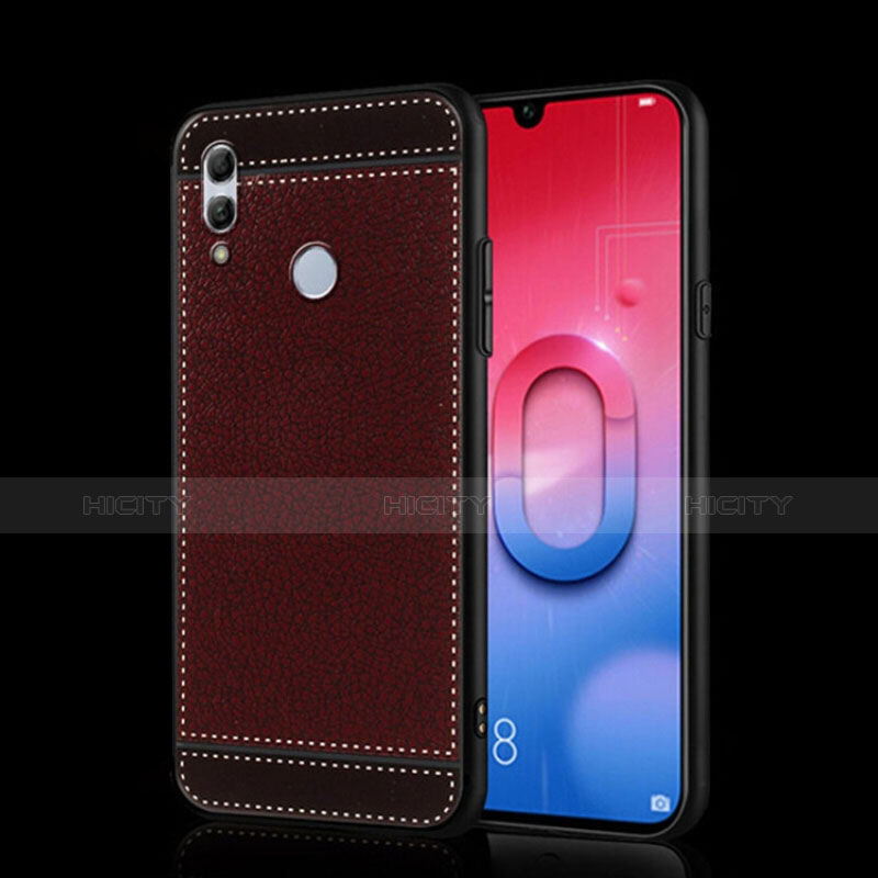 Custodia Silicone Morbida In Pelle Cover S02 per Huawei Honor 10 Lite