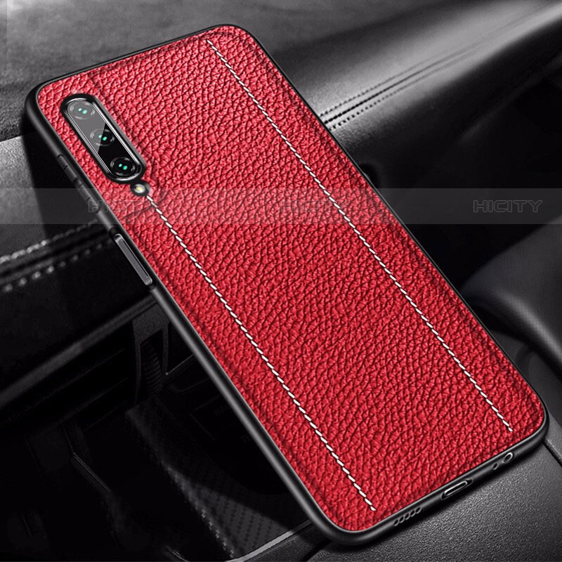 Custodia Silicone Morbida In Pelle Cover S02 per Huawei P Smart Pro (2019)