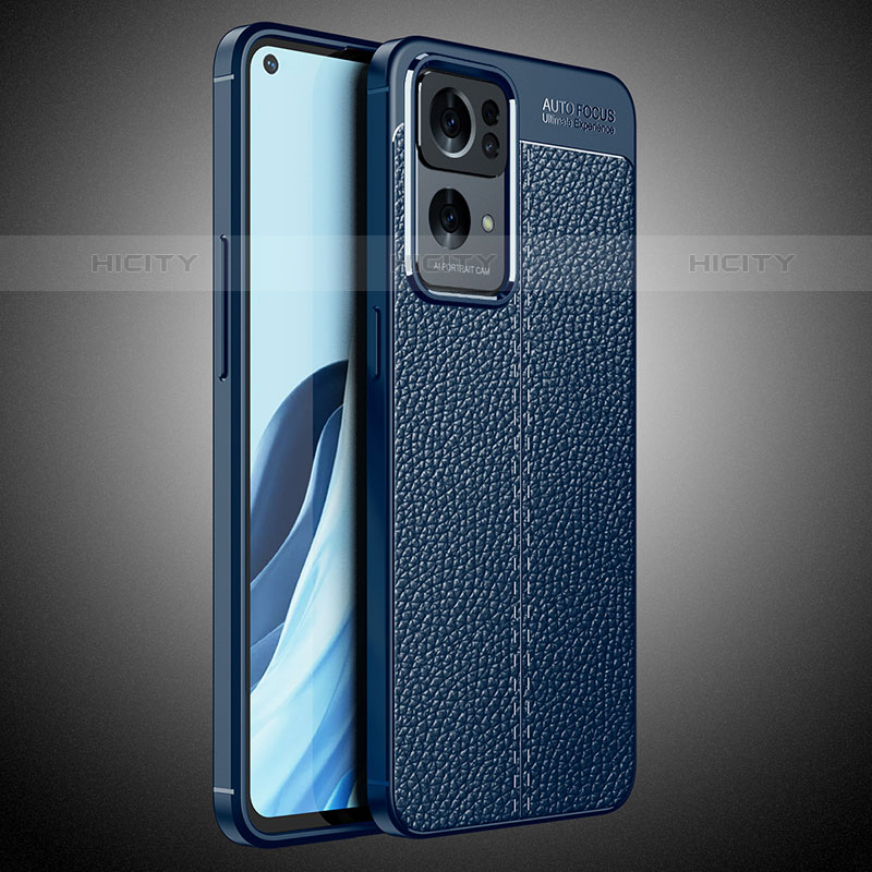 Custodia Silicone Morbida In Pelle Cover S02 per Oppo Reno7 Pro 5G