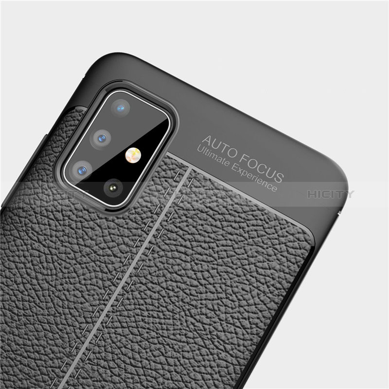 Custodia Silicone Morbida In Pelle Cover S02 per Samsung Galaxy A71 4G A715