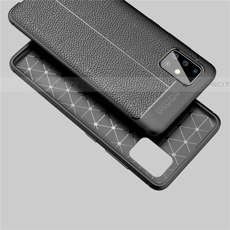 Custodia Silicone Morbida In Pelle Cover S02 per Samsung Galaxy A71 5G