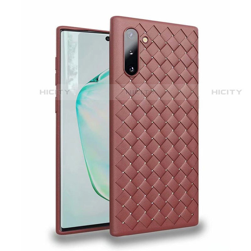 Custodia Silicone Morbida In Pelle Cover S02 per Samsung Galaxy Note 10