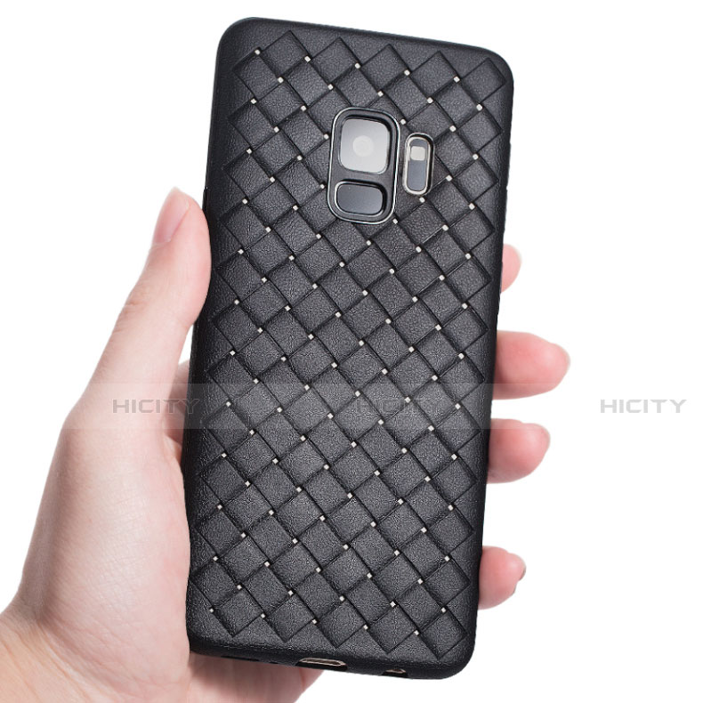 Custodia Silicone Morbida In Pelle Cover S02 per Samsung Galaxy S9