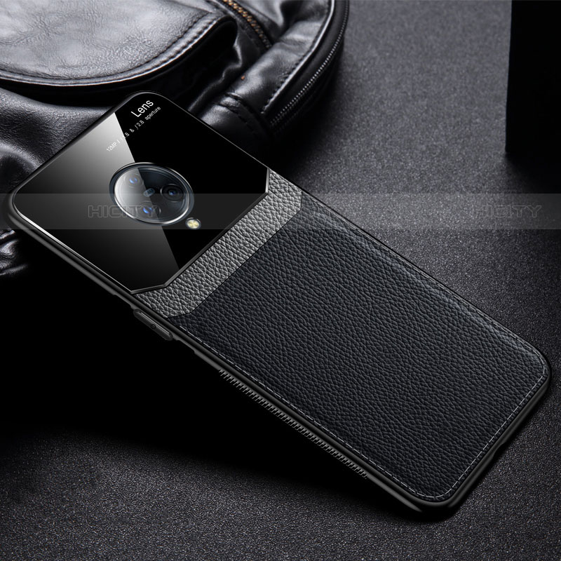 Custodia Silicone Morbida In Pelle Cover S02 per Vivo Nex 3 Nero