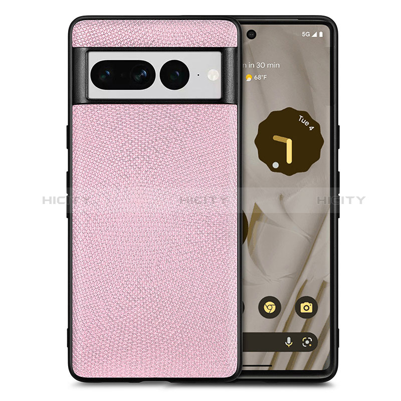 Custodia Silicone Morbida In Pelle Cover S02D per Google Pixel 7 Pro 5G