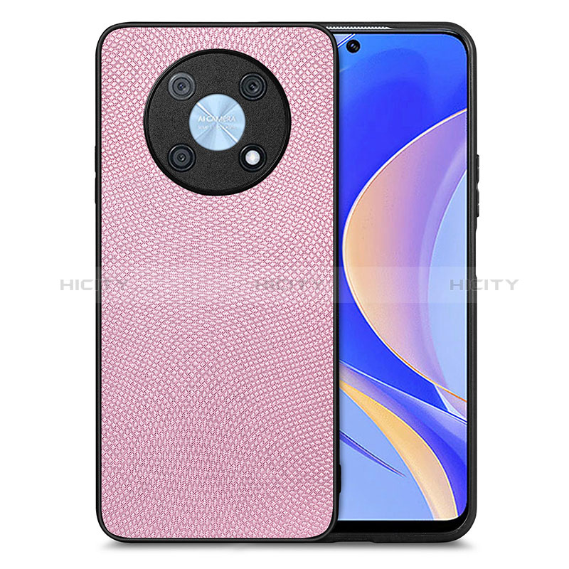 Custodia Silicone Morbida In Pelle Cover S02D per Huawei Enjoy 50 Pro