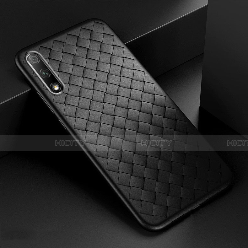 Custodia Silicone Morbida In Pelle Cover S03 per Huawei Honor 9X