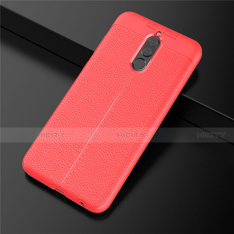 Custodia Silicone Morbida In Pelle Cover S03 per Huawei Mate 10 Lite