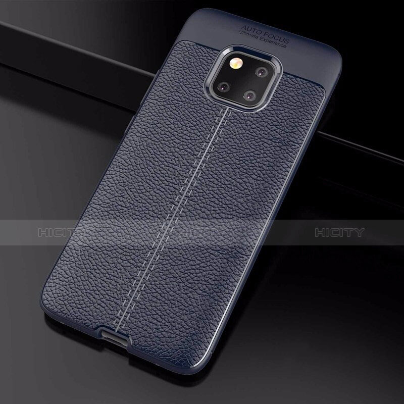 Custodia Silicone Morbida In Pelle Cover S03 per Huawei Mate 20 Pro