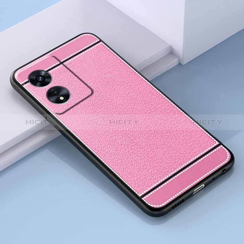 Custodia Silicone Morbida In Pelle Cover S03 per Oppo A1 Pro 5G