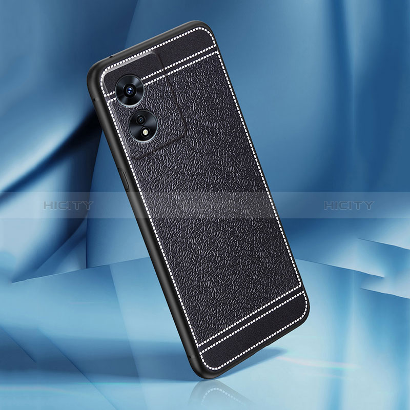 Custodia Silicone Morbida In Pelle Cover S03 per Oppo A1x 5G