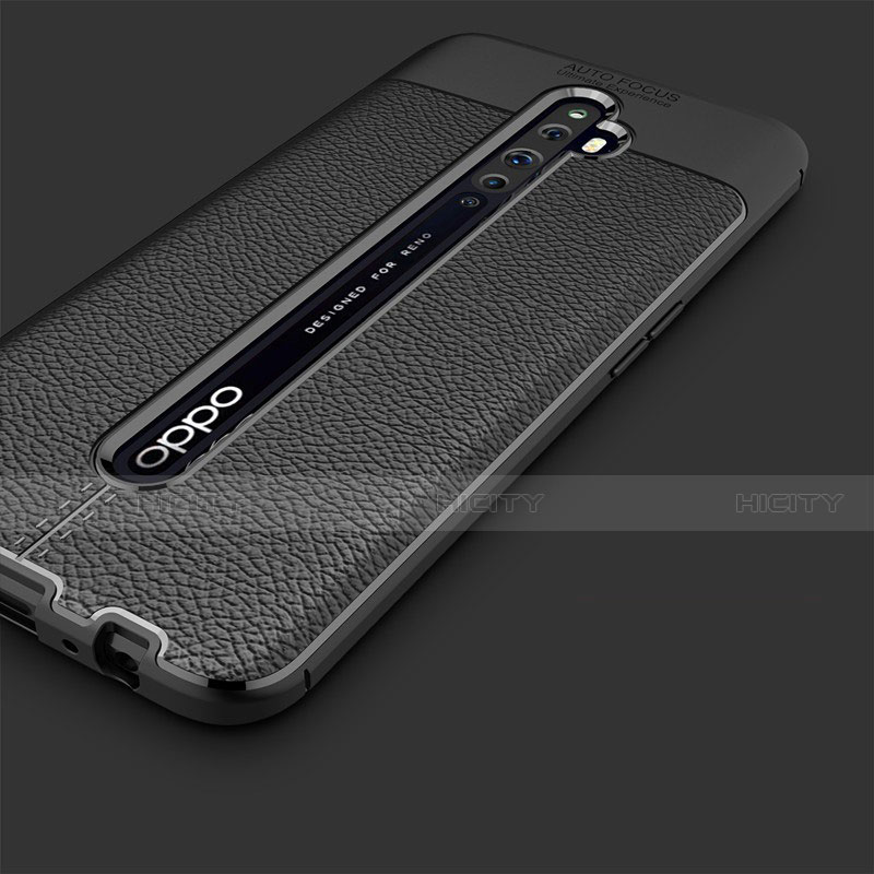 Custodia Silicone Morbida In Pelle Cover S03 per Oppo Reno2 Z