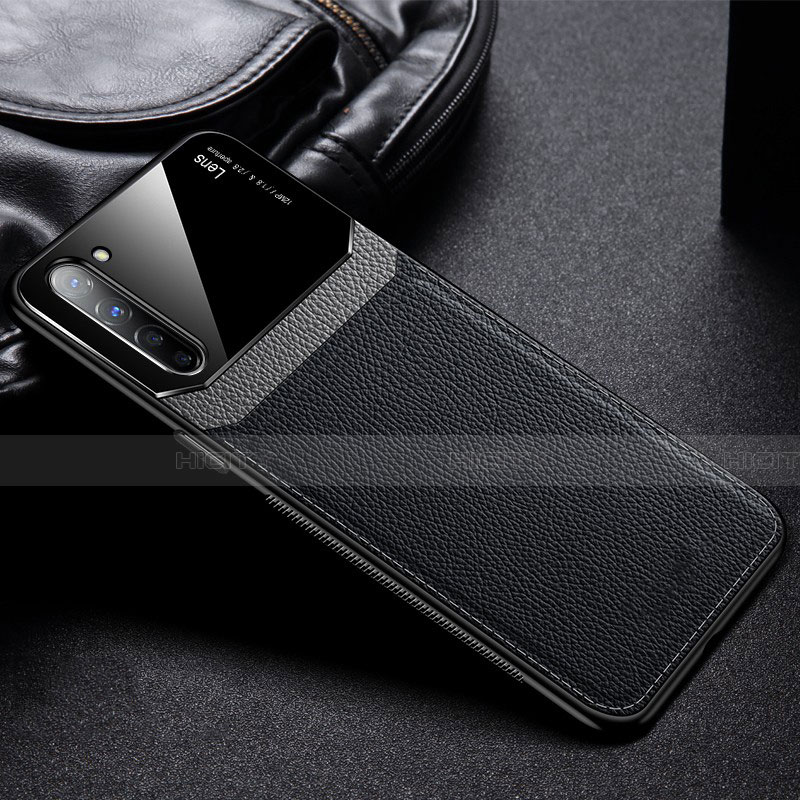 Custodia Silicone Morbida In Pelle Cover S03 per Oppo Reno3