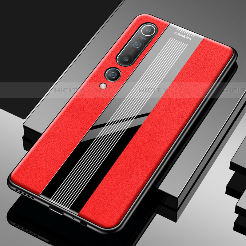 Custodia Silicone Morbida In Pelle Cover S03 per Xiaomi Mi 10