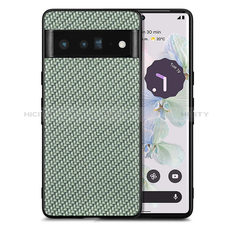 Custodia Silicone Morbida In Pelle Cover S03D per Google Pixel 6 Pro 5G