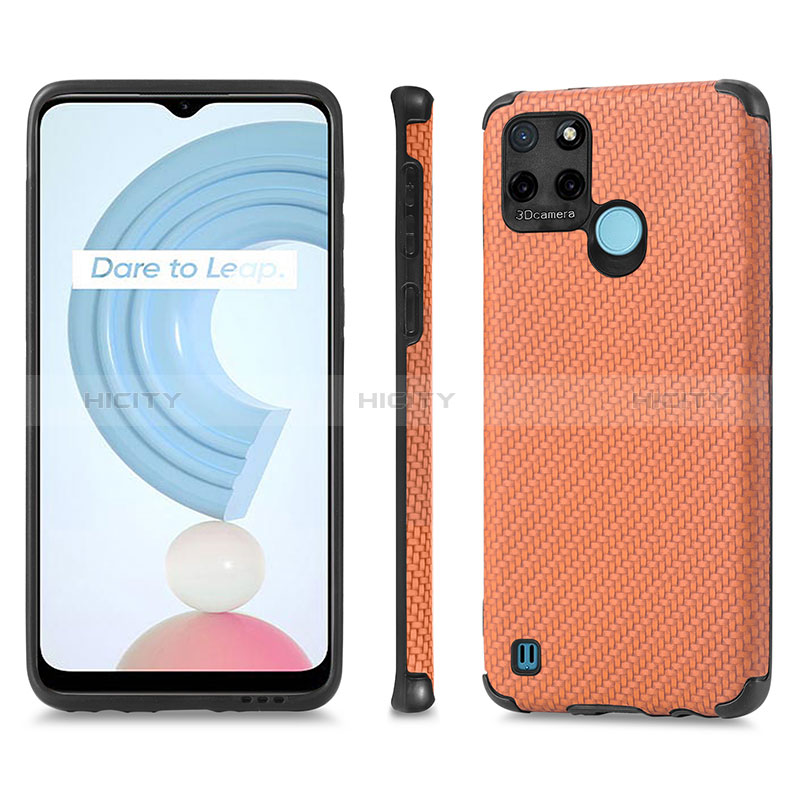 Custodia Silicone Morbida In Pelle Cover S03D per Realme C25Y