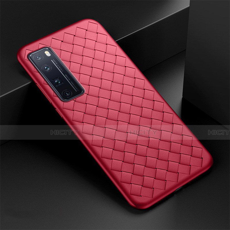 Custodia Silicone Morbida In Pelle Cover S04 per Huawei Nova 7 Pro 5G