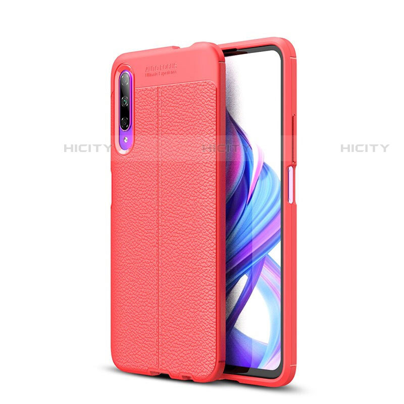 Custodia Silicone Morbida In Pelle Cover S04 per Huawei P Smart Pro (2019)