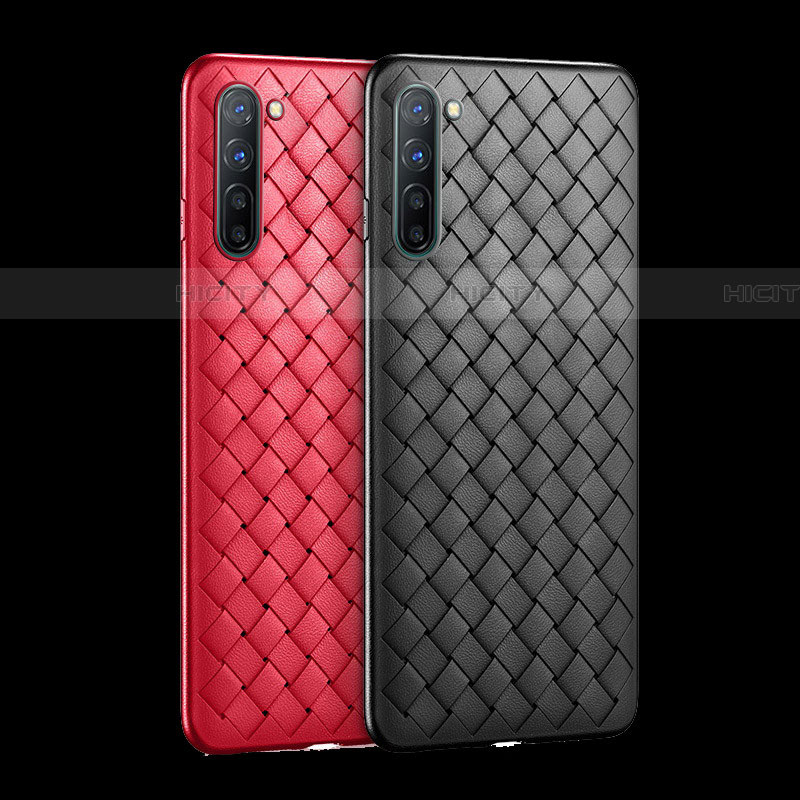 Custodia Silicone Morbida In Pelle Cover S04 per Oppo Find X2 Lite