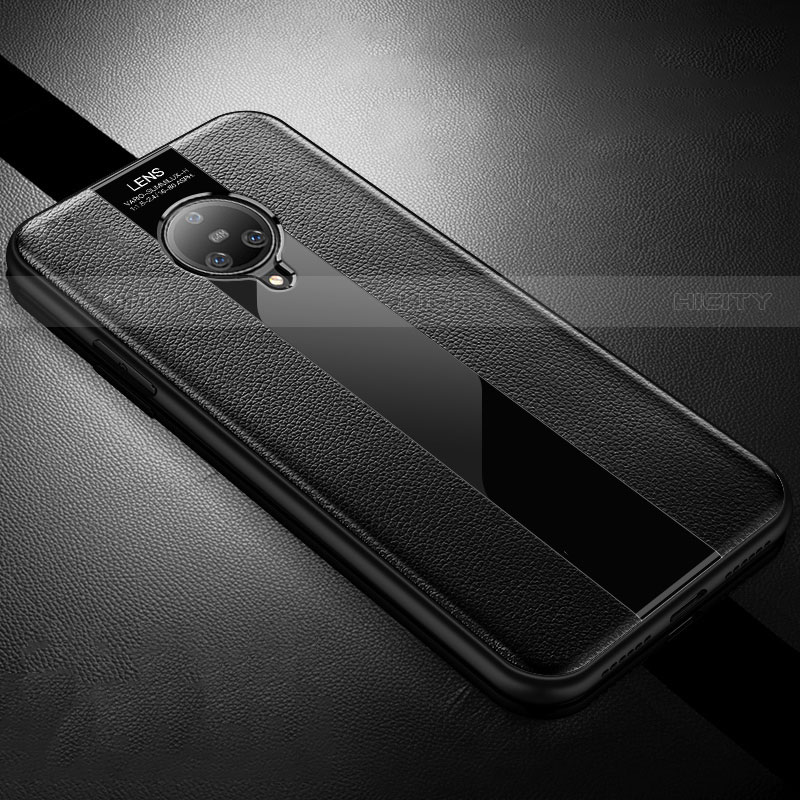 Custodia Silicone Morbida In Pelle Cover S04 per Vivo Nex 3 5G Nero