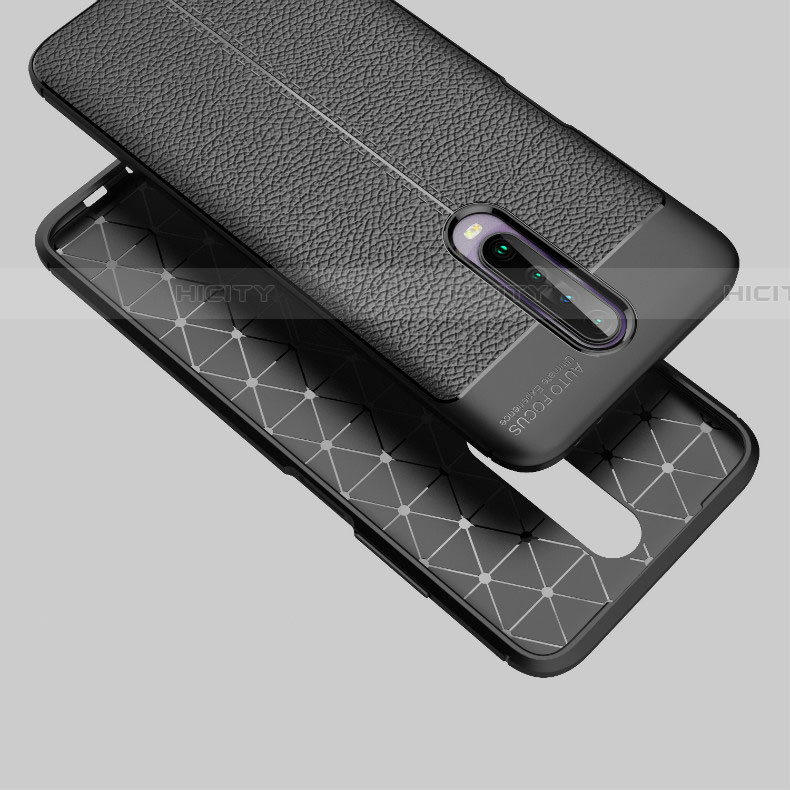 Custodia Silicone Morbida In Pelle Cover S04 per Xiaomi Poco X2