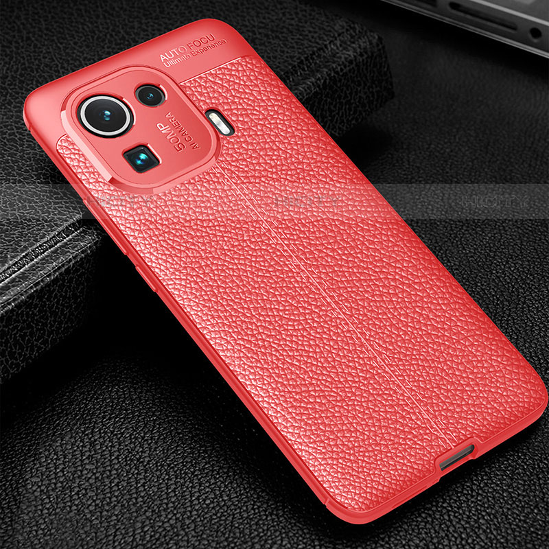 Custodia Silicone Morbida In Pelle Cover S06 per Xiaomi Mi 11 Pro 5G