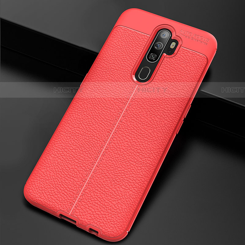 Custodia Silicone Morbida In Pelle Cover S08 per Oppo A11X