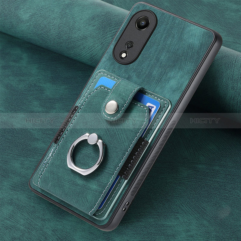 Custodia Silicone Morbida In Pelle Cover SD1 per Oppo A78 5G