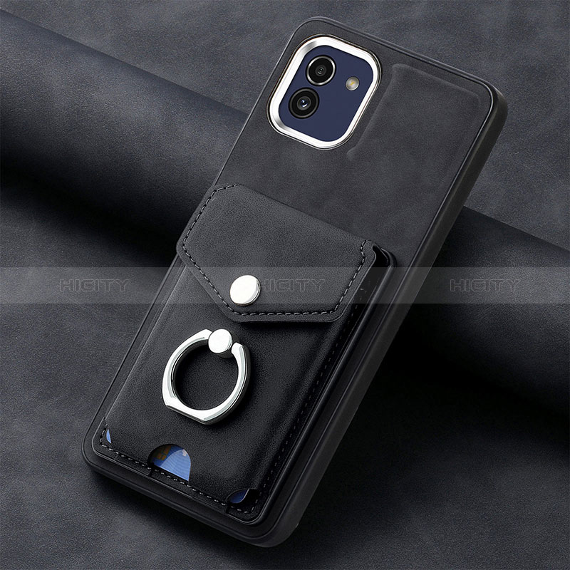 Custodia Silicone Morbida In Pelle Cover SD1 per Samsung Galaxy A03