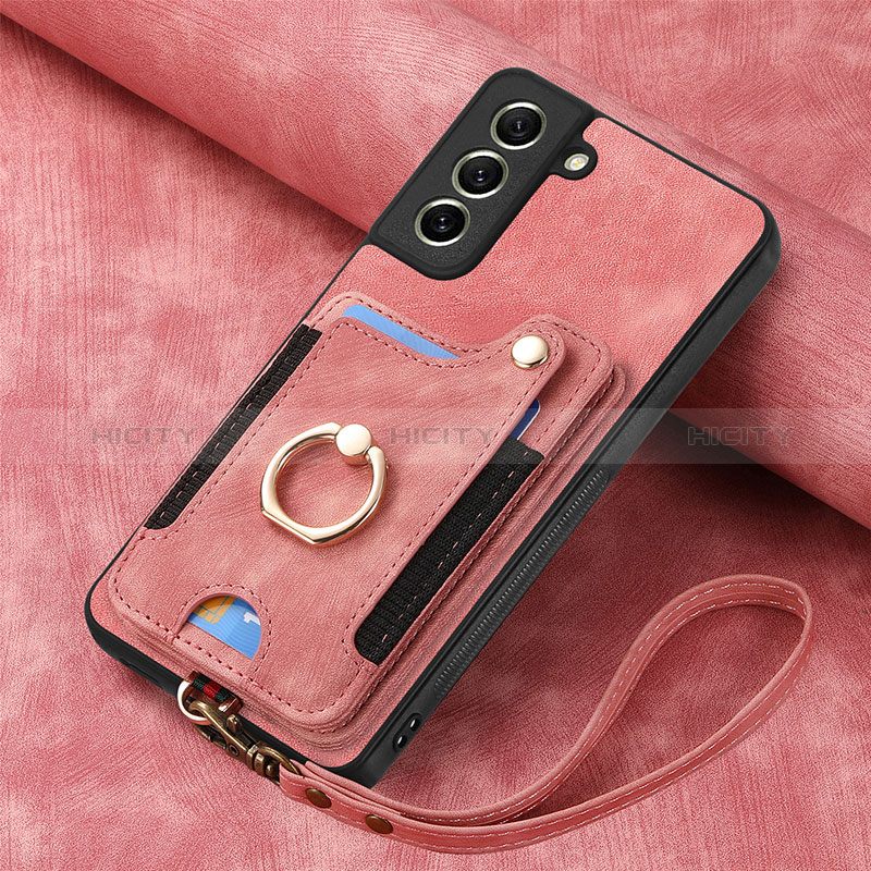 Custodia Silicone Morbida In Pelle Cover SD1 per Samsung Galaxy S21 FE 5G