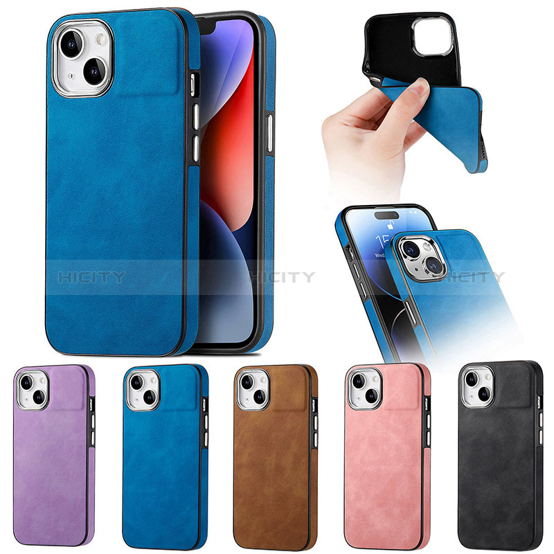 Custodia Silicone Morbida In Pelle Cover SD13 per Apple iPhone 14 Plus