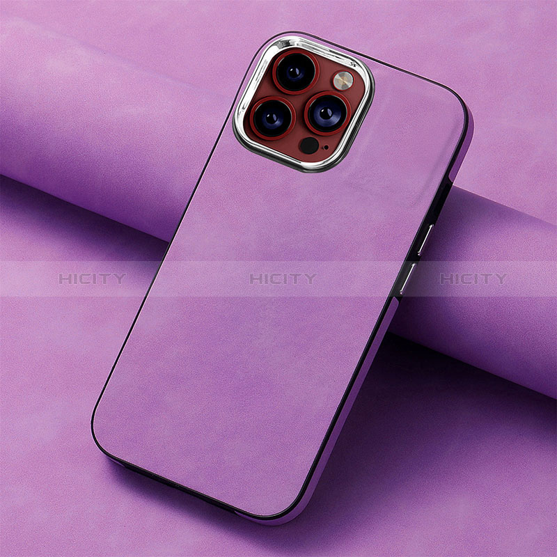 Custodia Silicone Morbida In Pelle Cover SD13 per Apple iPhone 14 Pro