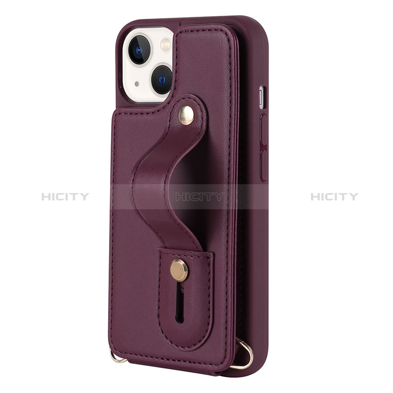 Custodia Silicone Morbida In Pelle Cover SD14 per Apple iPhone 13