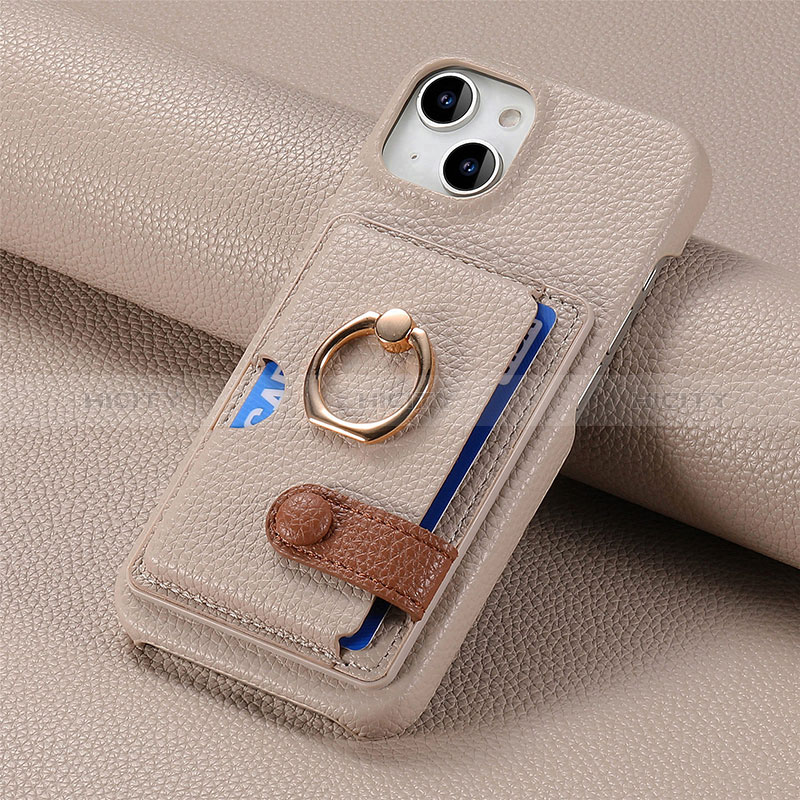 Custodia Silicone Morbida In Pelle Cover SD17 per Apple iPhone 15