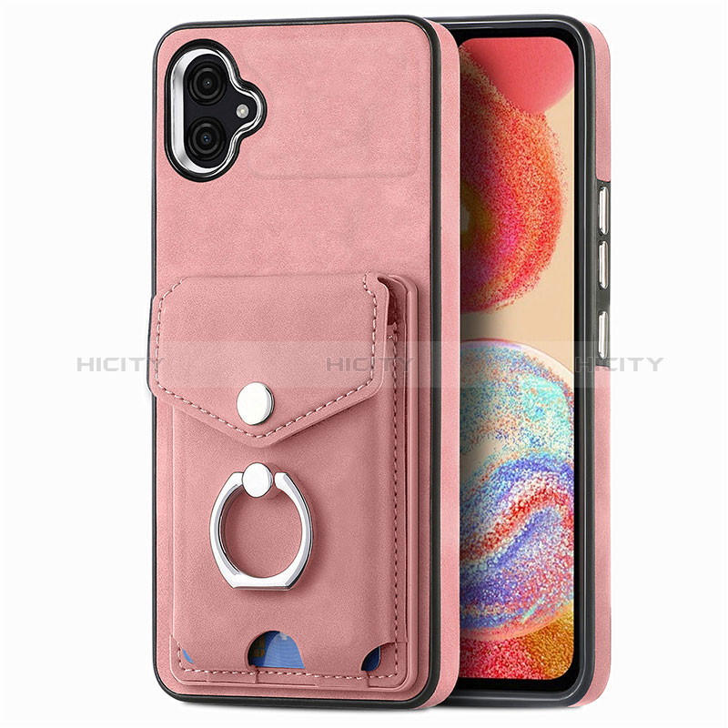 Custodia Silicone Morbida In Pelle Cover SD3 per Samsung Galaxy A04E Rosa