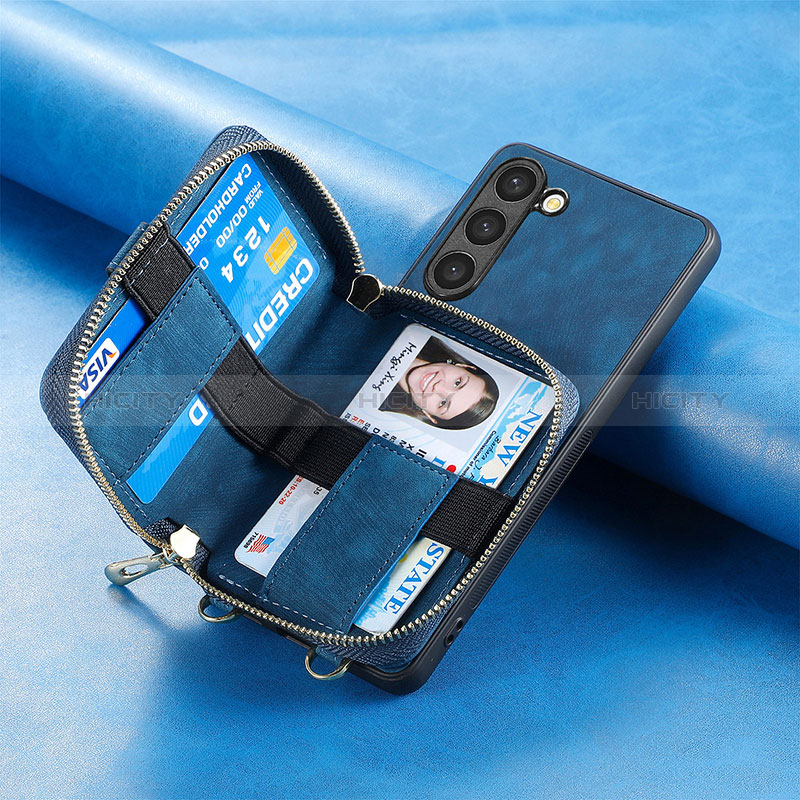 Custodia Silicone Morbida In Pelle Cover SD3 per Samsung Galaxy S22 Plus 5G