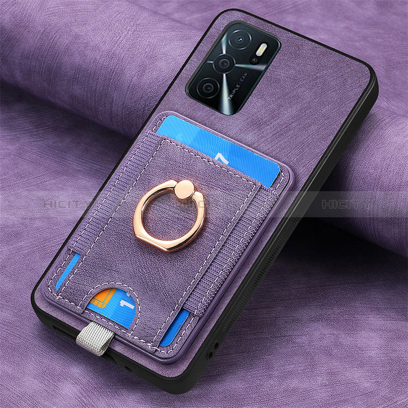 Custodia Silicone Morbida In Pelle Cover SD4 per Oppo A16s Rosa
