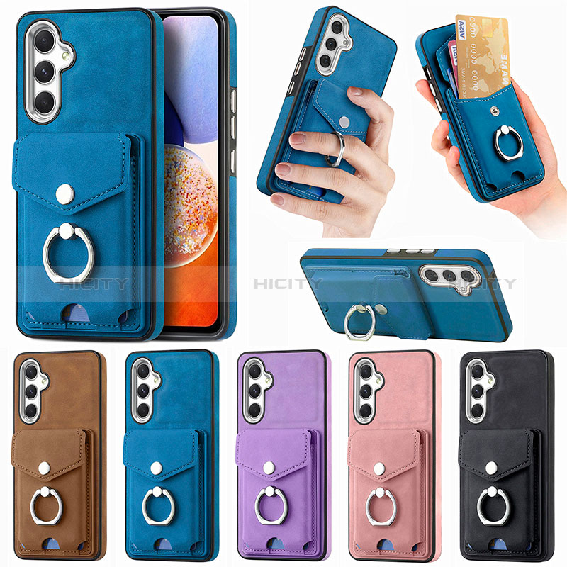 Custodia Silicone Morbida In Pelle Cover SD4 per Samsung Galaxy A14 4G