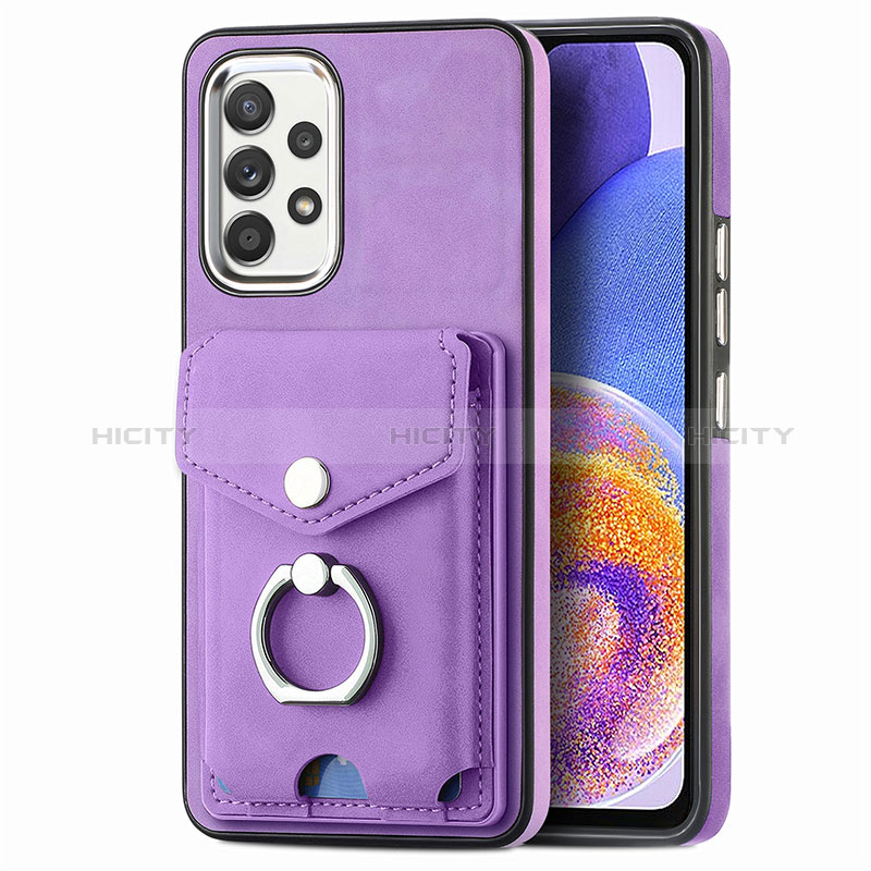 Custodia Silicone Morbida In Pelle Cover SD4 per Samsung Galaxy A23 4G