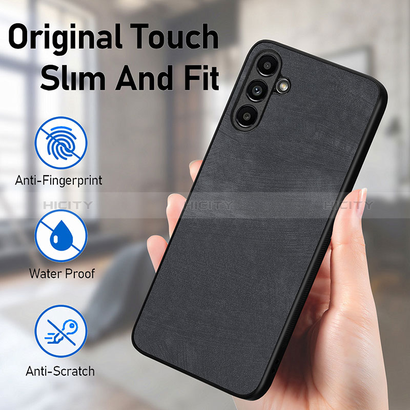 Custodia Silicone Morbida In Pelle Cover SD5 per Samsung Galaxy A14 4G