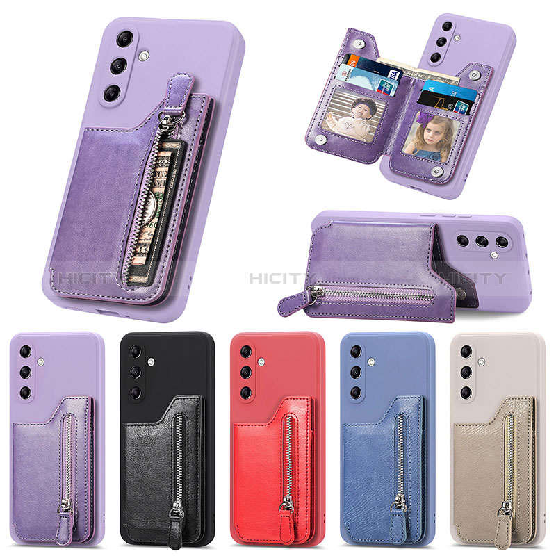 Custodia Silicone Morbida In Pelle Cover SD5 per Samsung Galaxy A34 5G